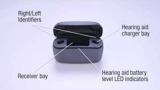 Charging your ReSound LiNX Quattro™ rechargeable hearing aids